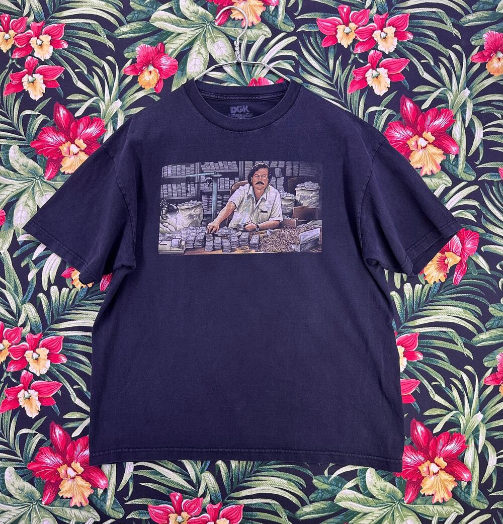 DGK Pablo Escobar Counting Millions and Gold Black Size XL
